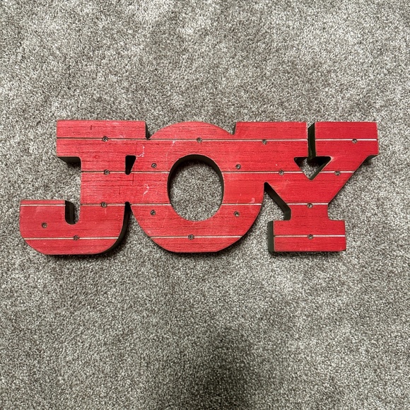 Other - Light up JOY sign - Holiday Decoration, Christmas